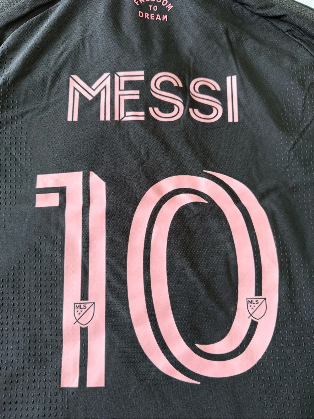Adidas Inter Miami CF 26 Messi Away Authentic Jersey Black JL8494 | Size S NWT